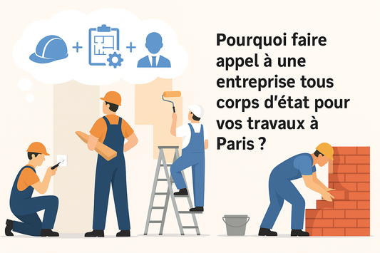 Chantier coordonné par une entreprise tous corps d’état à Paris en Île-de-France