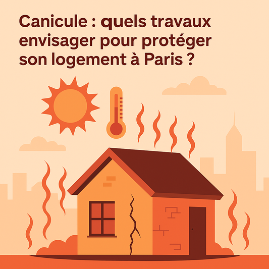 Travaux pour protéger un logement de la canicule à Paris et en Île-de-France